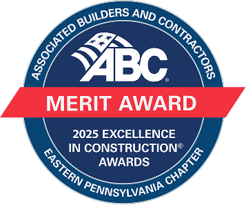 2025 ABC Eastern PA Excellence in Construction Merit Award Winner